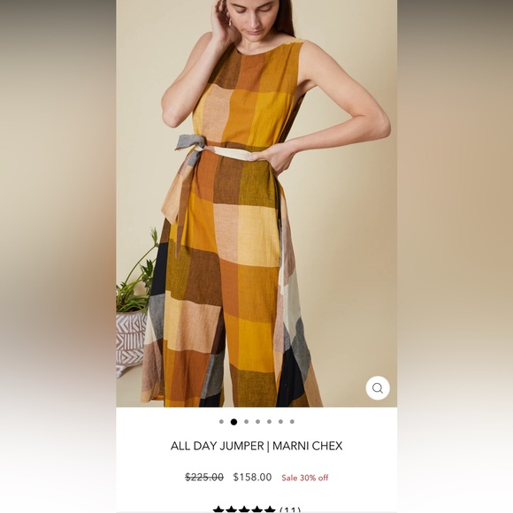 All Day Jumper in Marni Chex by Rujuta Sheth - Picture 2 of 5